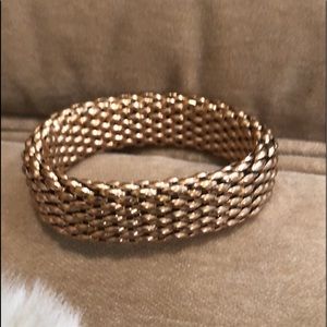 Bronze Italian Woven Stretch Bracelet